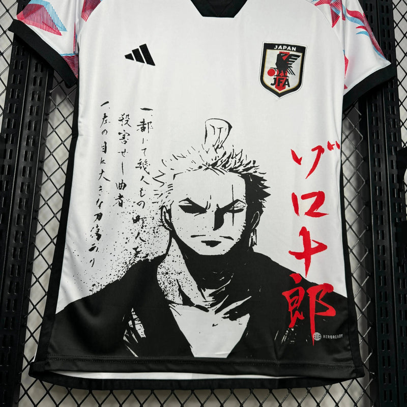 Japan Roronoa Zoro 24/25 Edition Shirt - Men's White Fan Shirt