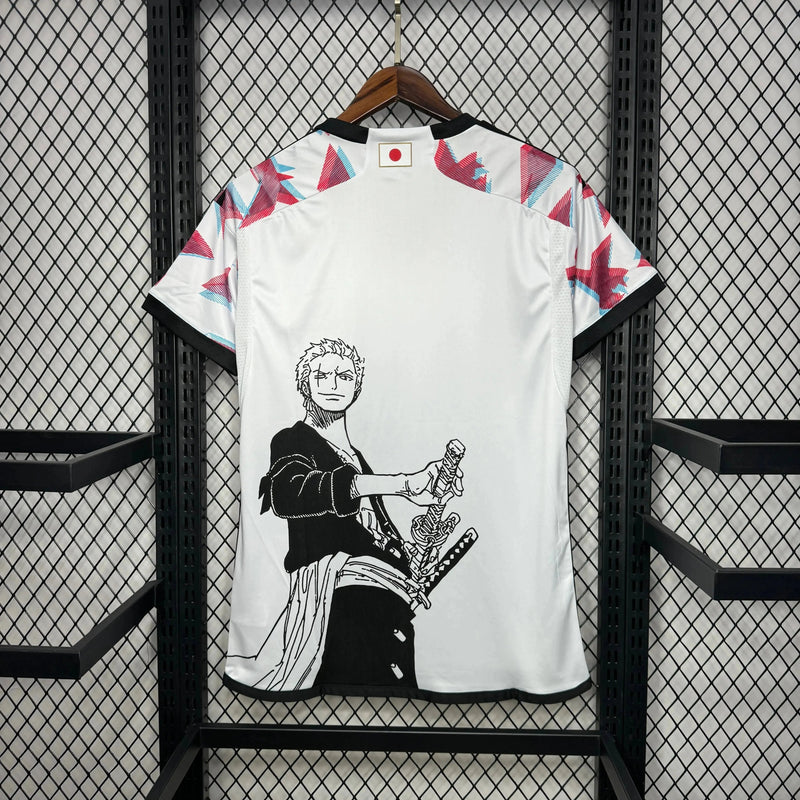 Japan Roronoa Zoro 24/25 Edition Shirt - Men's White Fan Shirt