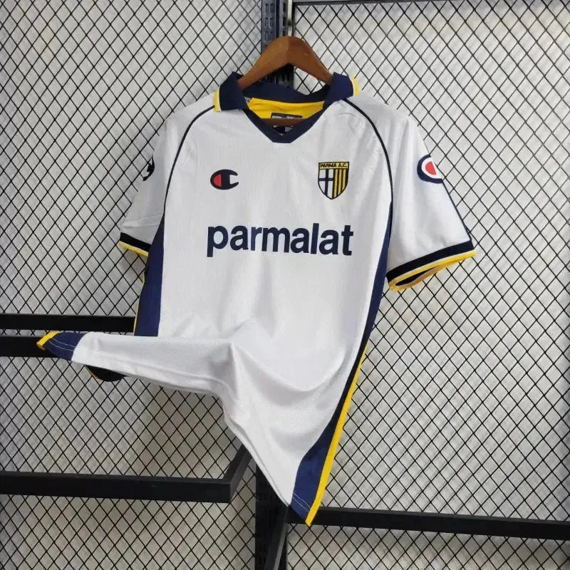 Parma Retro Away Shirt 2003/04 - Mens White Fan Shirt