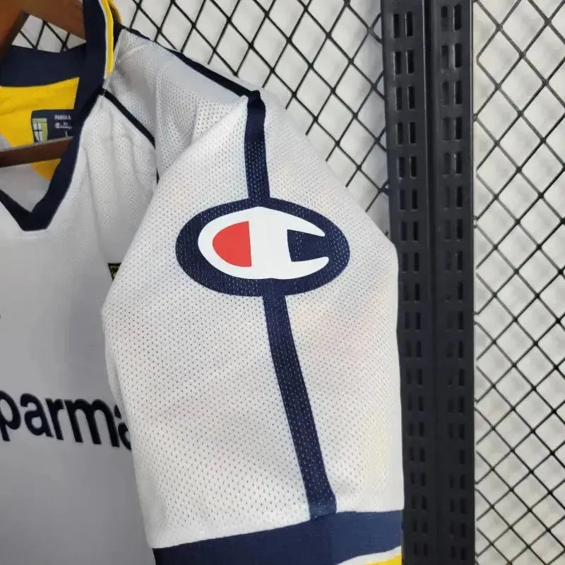 Parma Retro Away Shirt 2003/04 - Mens White Fan Shirt