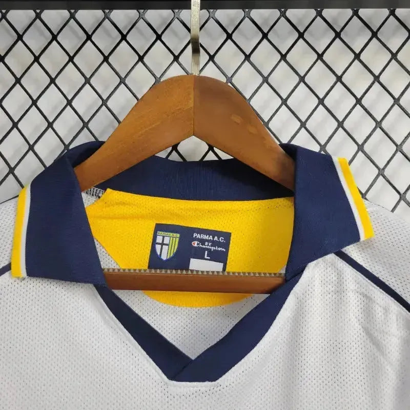 Parma Retro Away Shirt 2003/04 - Mens White Fan Shirt