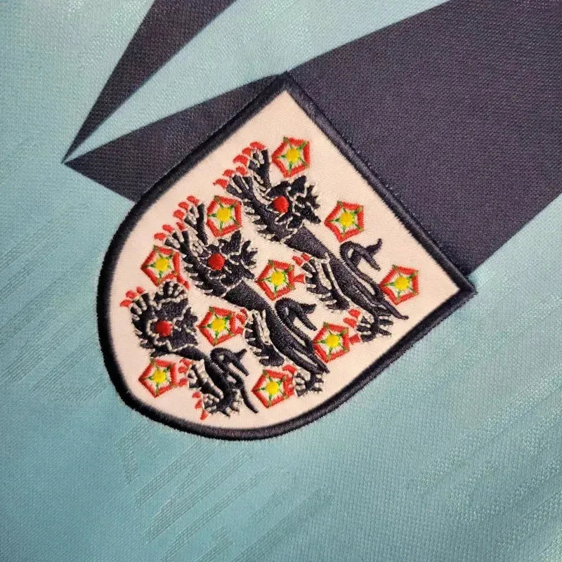 England Retro Away II Shirt 1992 - Men's Fan Shirt Blue