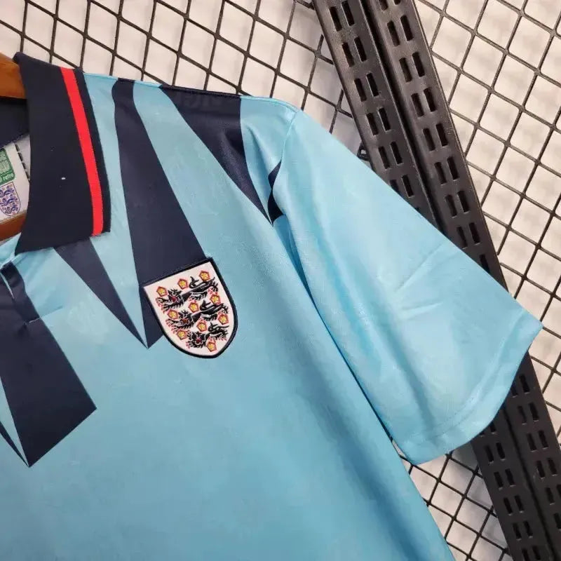 England Retro Away II Shirt 1992 - Men's Fan Shirt Blue