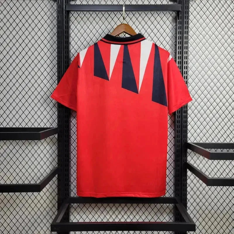England Retro Away Shirt 1992 - Mens Fan Red