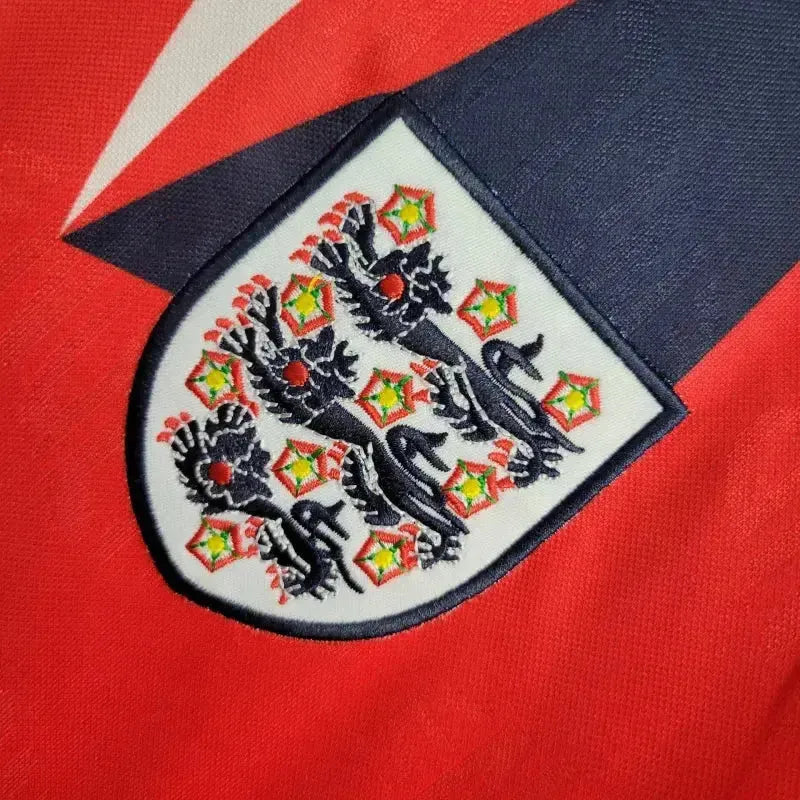 England Retro Away Shirt 1992 - Mens Fan Red