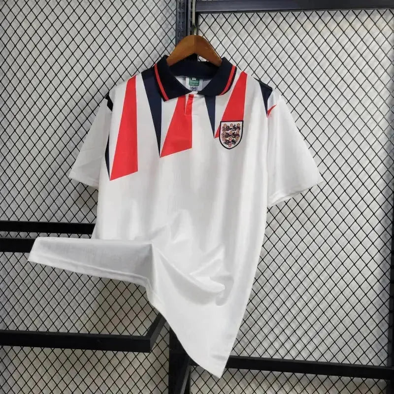 England Retro Home Shirt 1992 - Mens White Fan Shirt