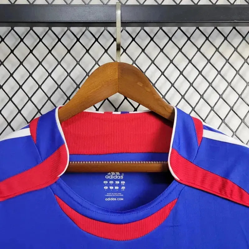 France Retro Home Shirt 2006 - Men's Fan Shirt Blue
