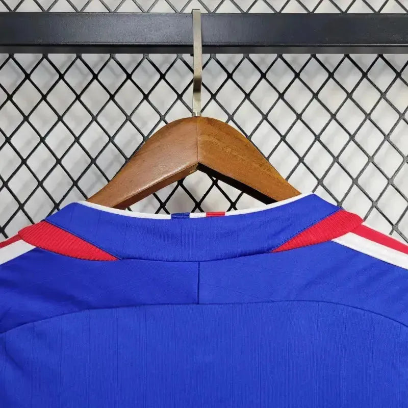 France Retro Home Shirt 2006 - Men's Fan Shirt Blue
