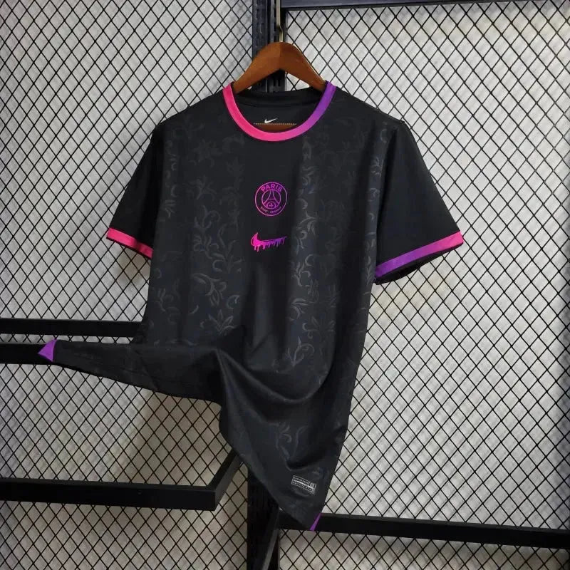 PSG Special Edition 24/25 Shirt - Men's Fan Black and Pink