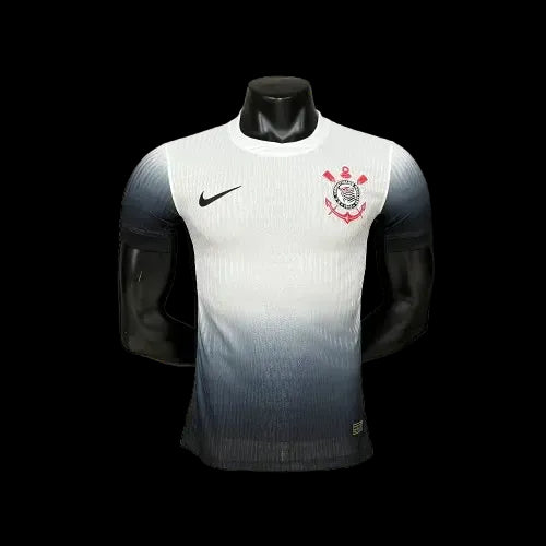 Timão Home Shirt 24/25 - Men's Player Black and White + Sponsorships