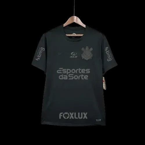 Timão Away II 24/25 Shirt - Men's Fan Black + Sponsorships