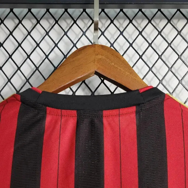 AC Milan Retro 2013/14 Men's Fan Shirt Long Sleeve