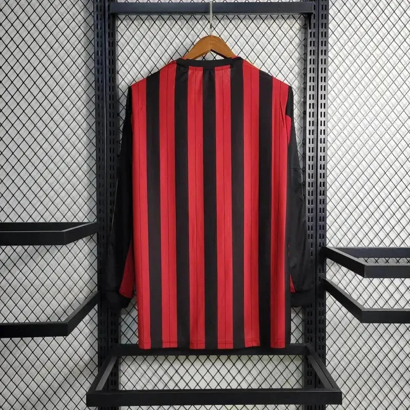 AC Milan Retro 2013/14 Men's Fan Shirt Long Sleeve
