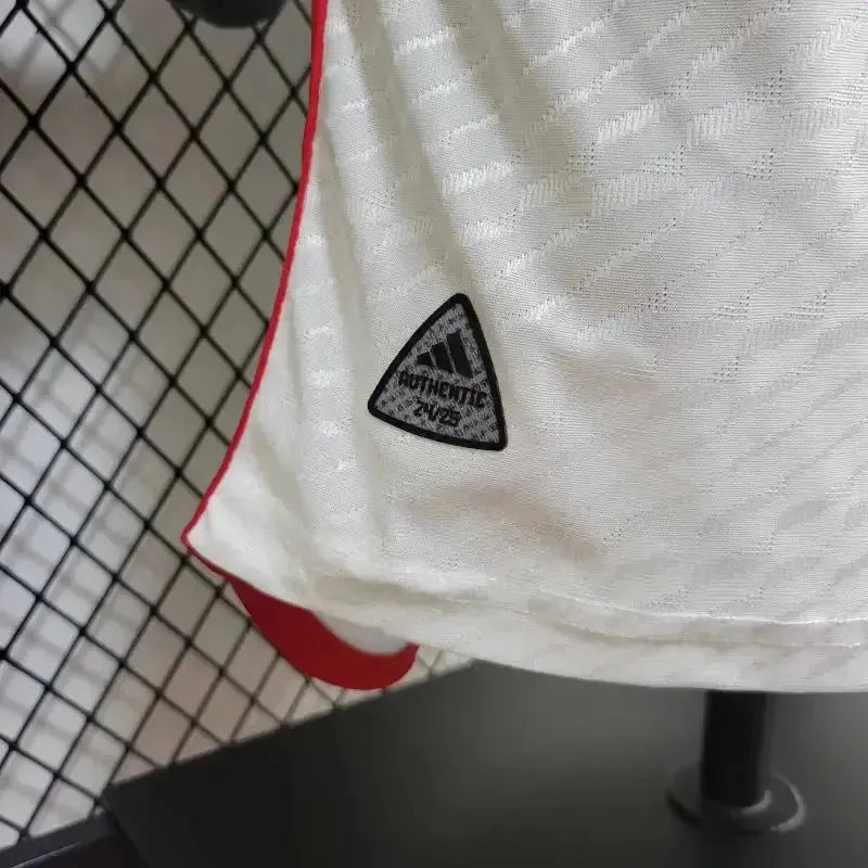 Flamengo Away Shirt 24/25 - Men's Player White + All Sponsorships