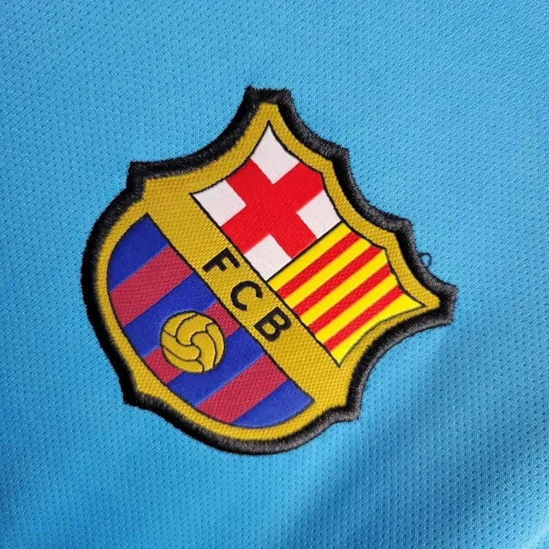 Barcelona Retro Away II Shirt 15/16 - Men's Fan Blue