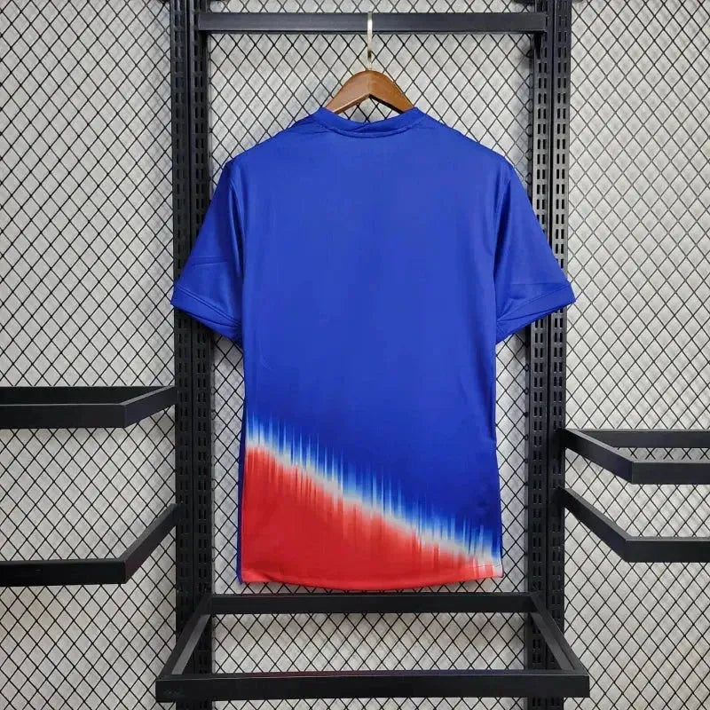 USA Away 24/25 Shirt - Men's Fan Blue &amp; Red
