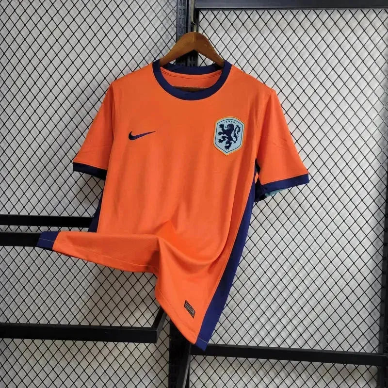 Netherlands Home Shirt 24/25 - Men's Fan Orange