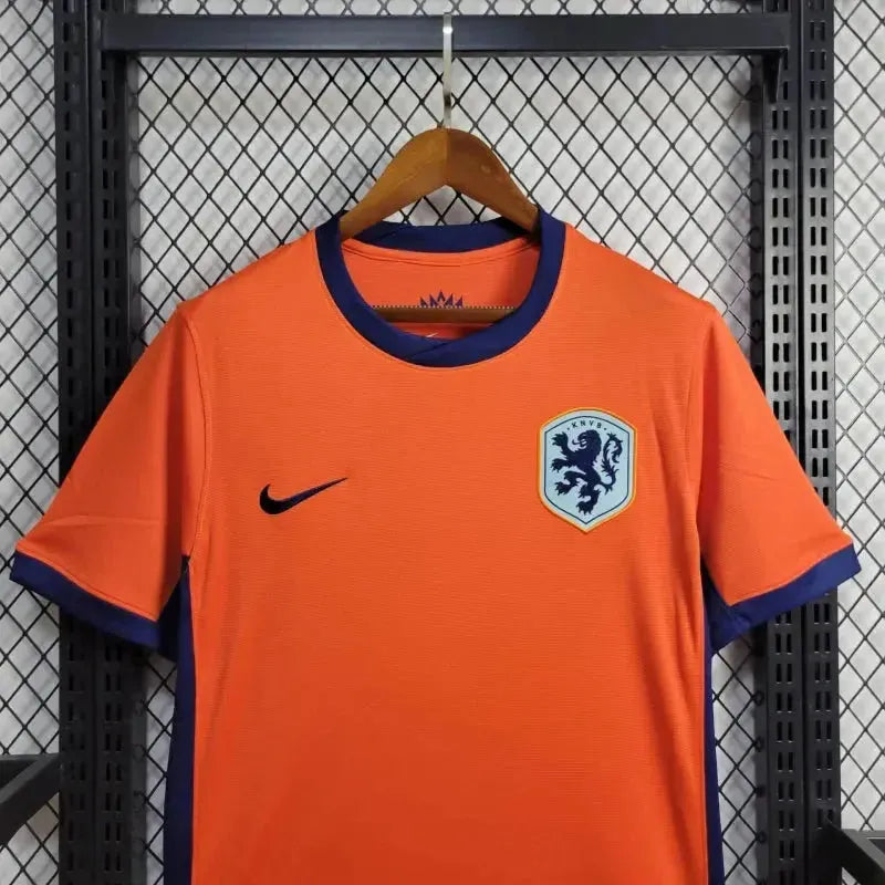 Netherlands Home Shirt 24/25 - Men's Fan Orange