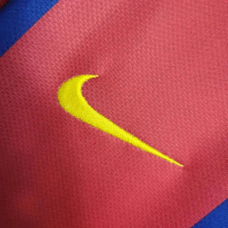 Barcelona Home Retro Shirt 2007/08 - Men's Fan Shirt