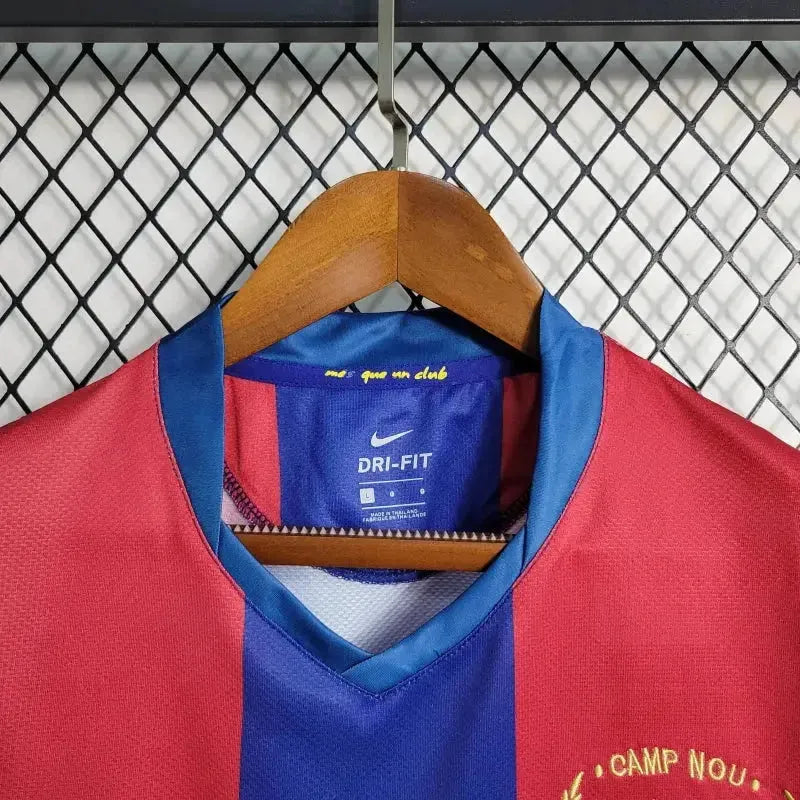 Barcelona Home Retro Shirt 2007/08 - Men's Fan Shirt