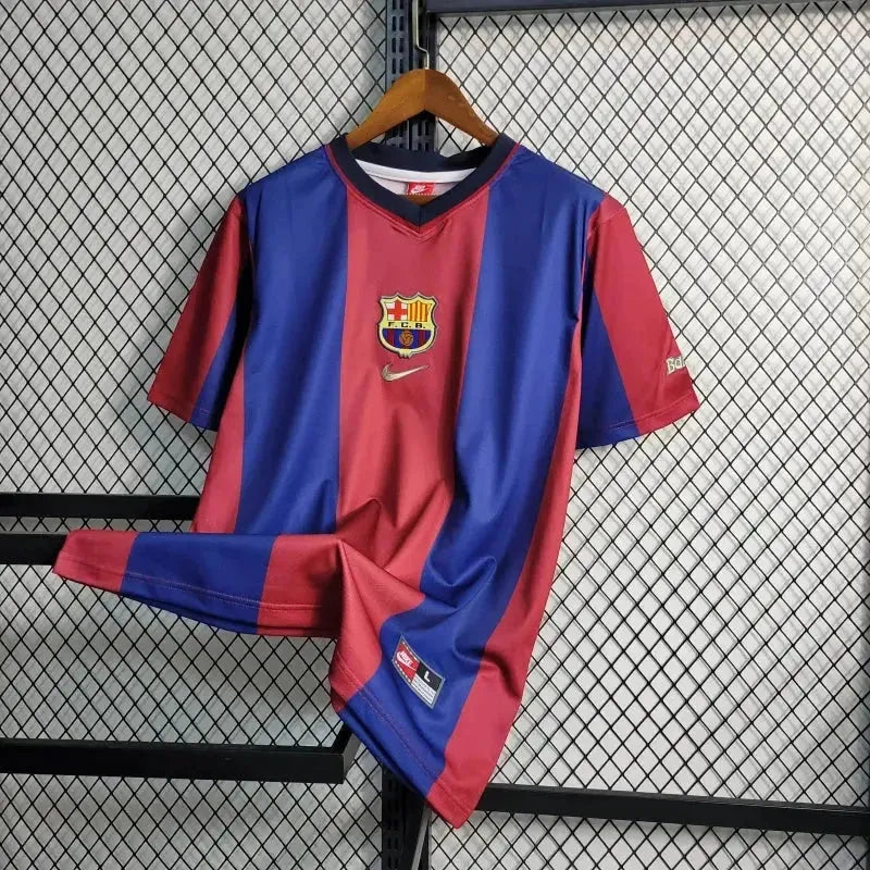 Barcelona Home Retro Shirt 1998/99 - Men's Fan Shirt