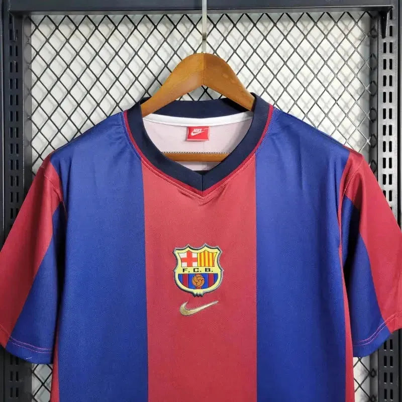 Barcelona Home Retro Shirt 1998/99 - Men's Fan Shirt
