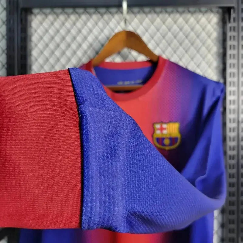 Barcelona Home Retro Shirt 2012/13 - Men's Fan Long Sleeve