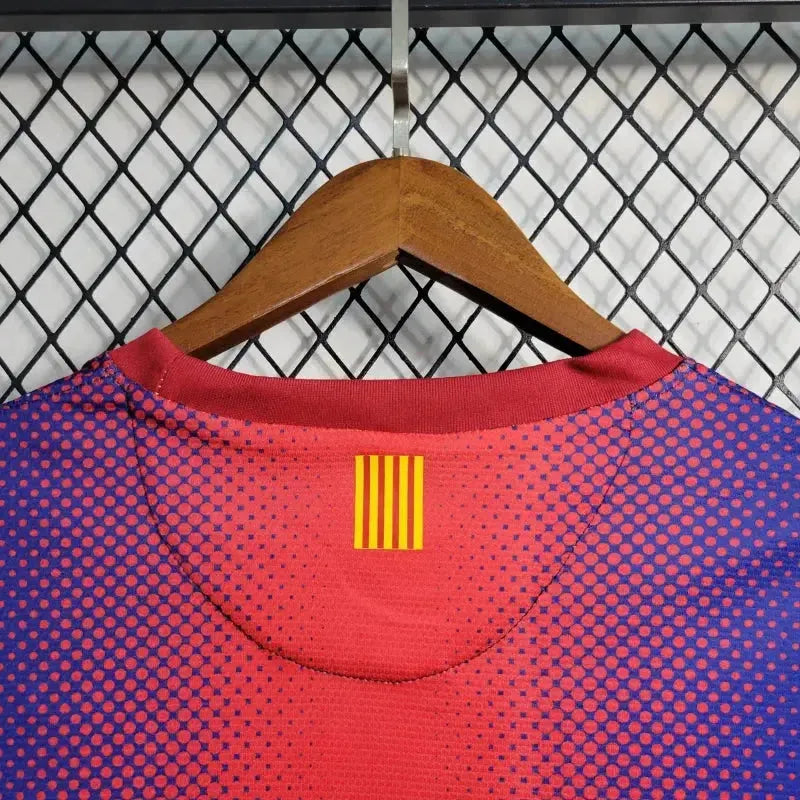 Barcelona Home Retro Shirt 2012/13 - Men's Fan Long Sleeve
