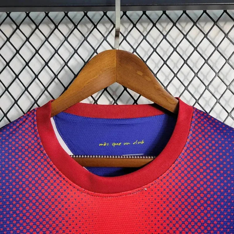 Barcelona Home Retro Shirt 2012/13 - Men's Fan Long Sleeve