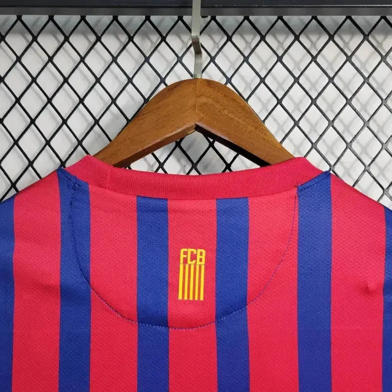 Barcelona Home Retro Shirt 2011/12 - Men's Fan Long Sleeve