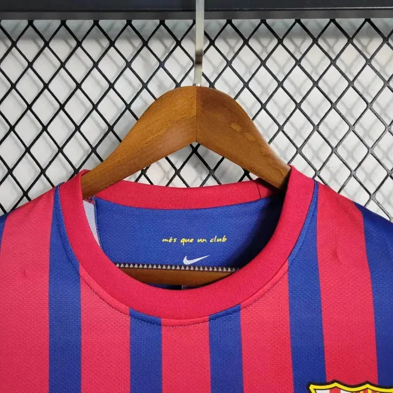 Barcelona Home Retro Shirt 2011/12 - Men's Fan Long Sleeve