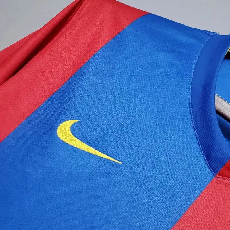 Barcelona Home Retro Shirt 2006/07 - Men's Fan Long Sleeve