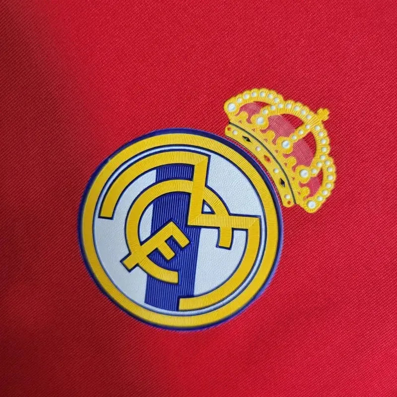 Real Madrid Away Retro Shirt 2011/12 - Men's Fan Red Long Sleeve