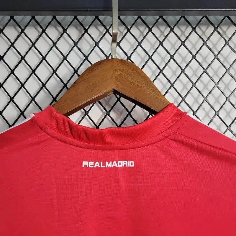 Real Madrid Away Retro Shirt 2011/12 - Men's Fan Red Long Sleeve