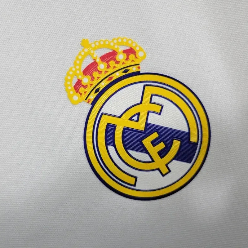 Real Madrid Home Retro 2016/17 Men's Fan Shirt White Long Sleeve