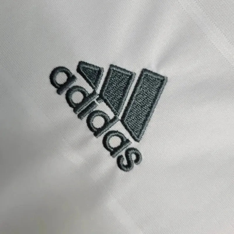 Real Madrid Home Retro Shirt 2013/14 - Men's White Long Sleeve Fan Shirt