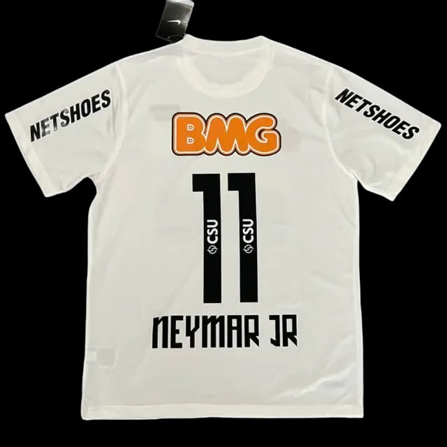 Santista Home Retro Shirt 2011/12 - Men's White Fan Shirt
