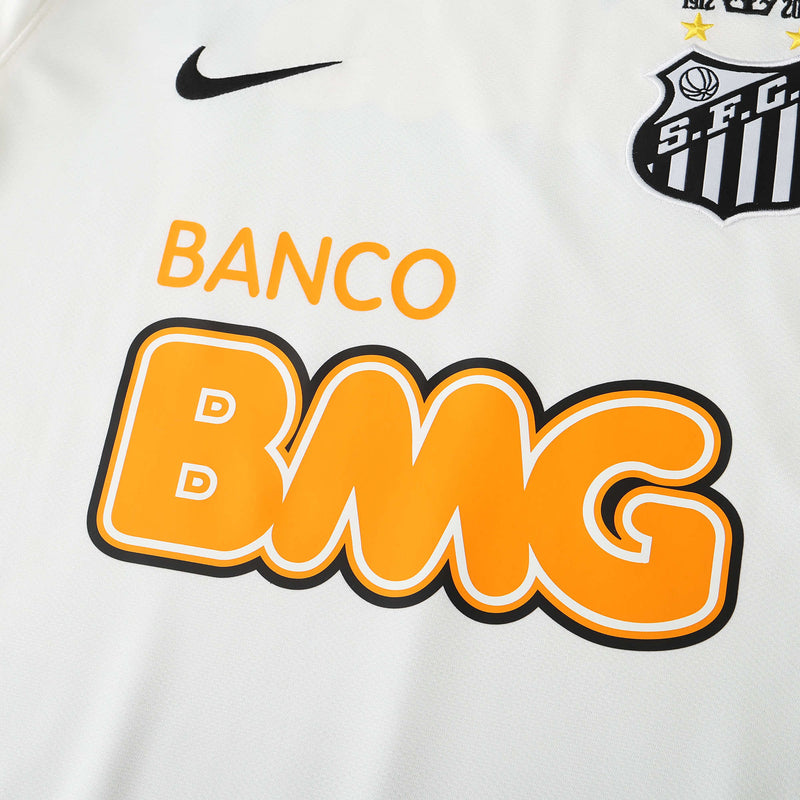 Santista Home Retro Shirt 2011/12 - Men's White Fan Shirt