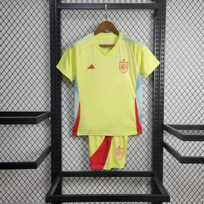 Spain Away Shirt 24/25 - Kids Fan Yellow