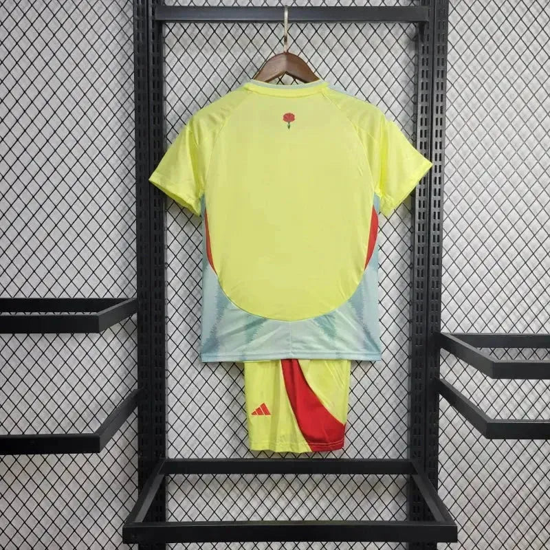 Spain Away Shirt 24/25 - Kids Fan Yellow