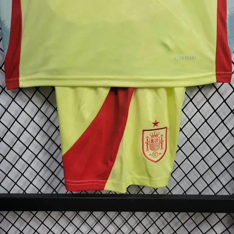 Spain Away Shirt 24/25 - Kids Fan Yellow
