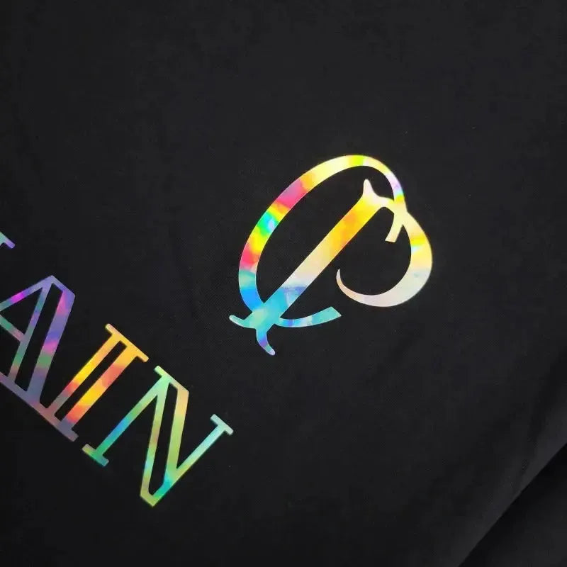 BALMAIN Timão Shirt - Men's Reflective Black Fan Shirt