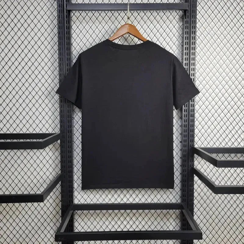 BALMAIN Timão Shirt - Men's Reflective Black Fan Shirt