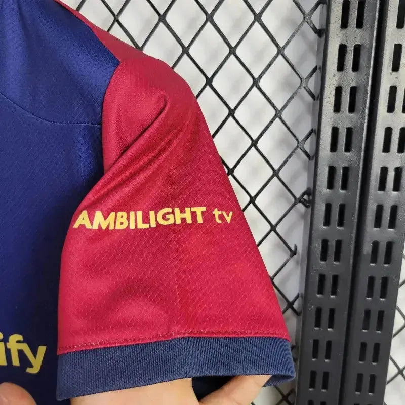 Barcelona Home Shirt 24/25 - Kids Fan