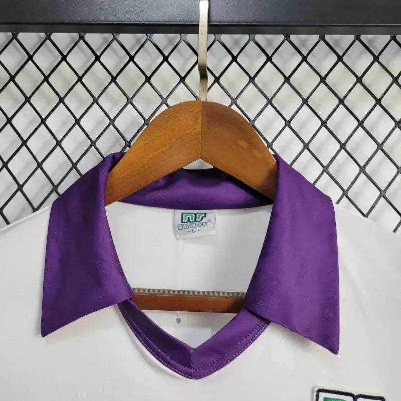 Fiorentina Away Retro Shirt 1984/85 - Men's White Fan Shirt OPEL