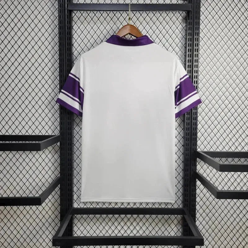 Fiorentina Away Retro Shirt 1984/85 - Men's White Fan Shirt OPEL