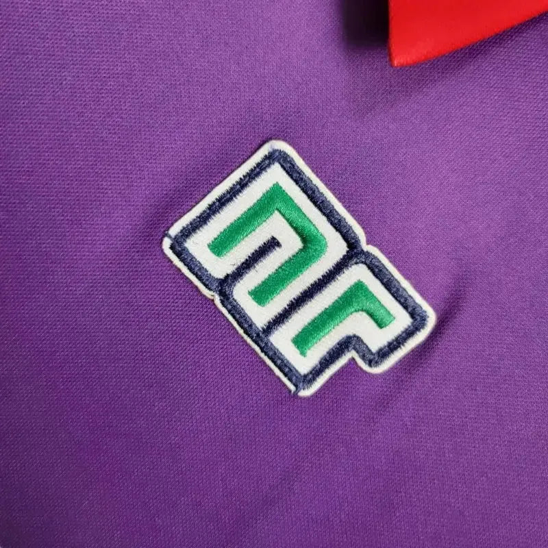Fiorentina Home Retro Shirt 1984/85 - Men's Purple OPEL Fan Shirt