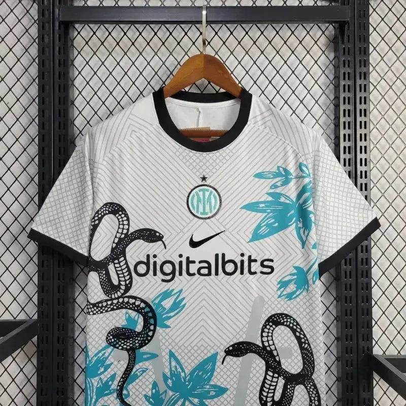 Inter Milan 24/25 Special Edition Men's Fan Shirt - White Dragon
