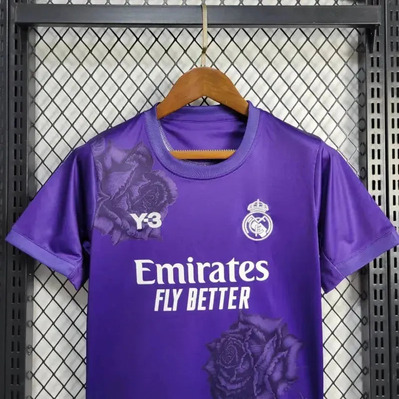 Real Madrid Fourth Y3 24/25 Shirt - Kids Fan Purple