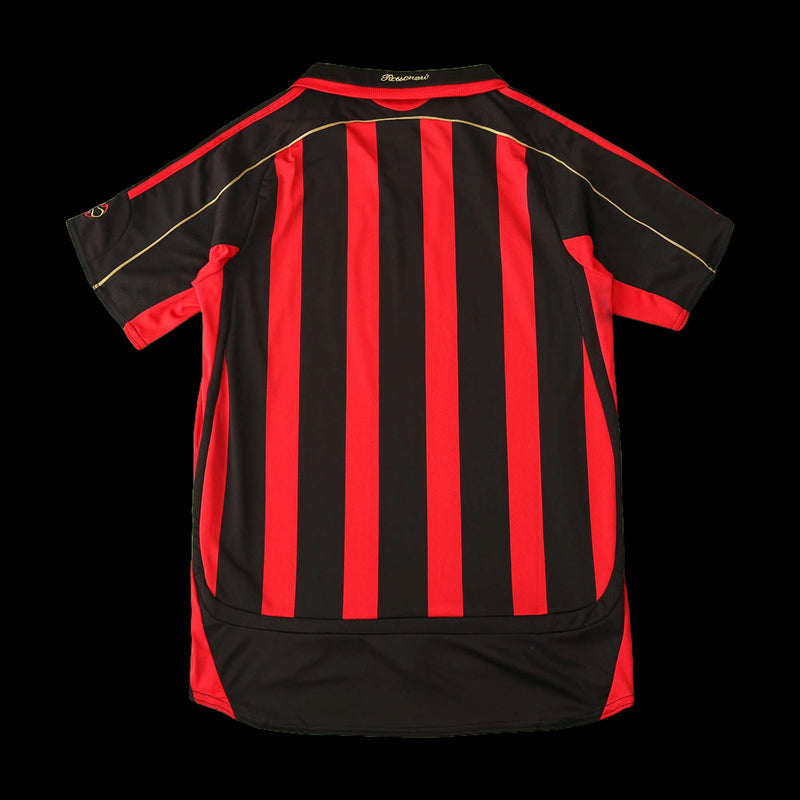 AC Milan Home Retro Shirt 2006/07 - Men's Fan Shirt Gold